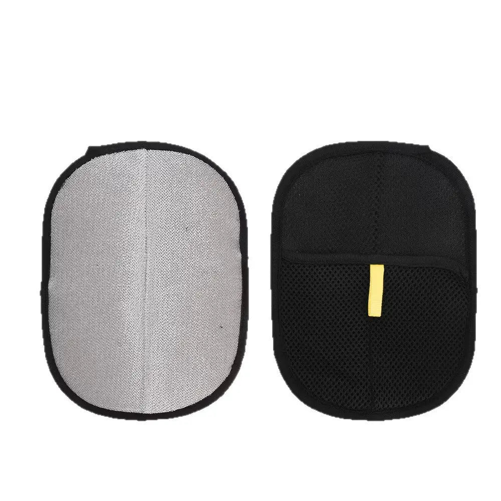 Pet fur removal glove designed for couches clothes and bedding