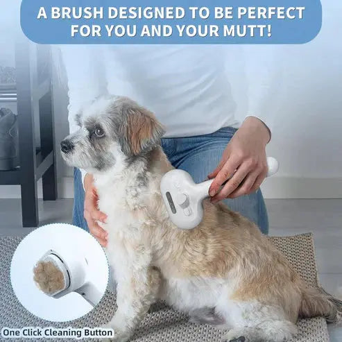 Cat enjoying a relaxing grooming session with BeauBrush