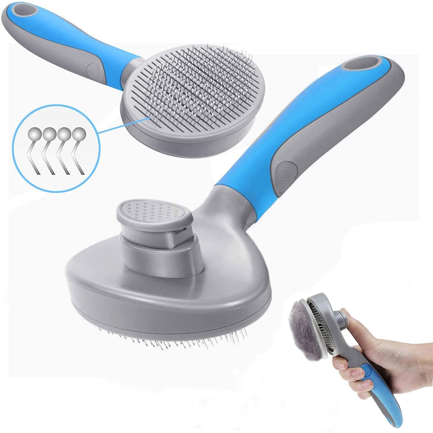 Pets Grooming Brush for Dog Long Hair Removes Pet Cat Hair Shedding Comb Puppy Slicker Brush eprolo