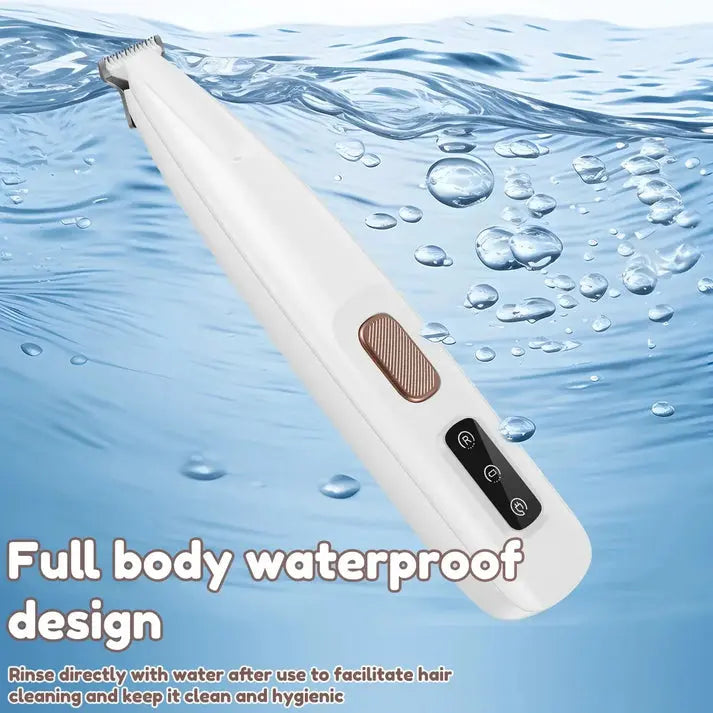 Portable pet grooming clipper for trimming dog paws ears and face