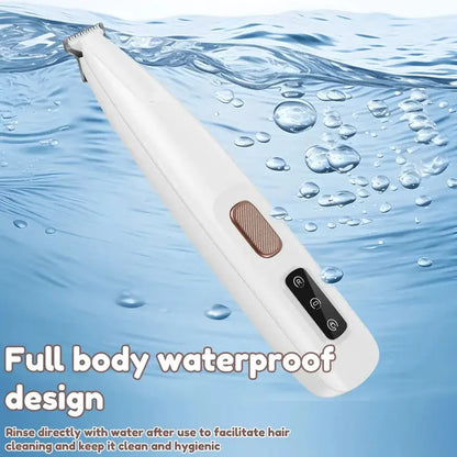 Portable pet grooming clipper for trimming dog paws ears and face