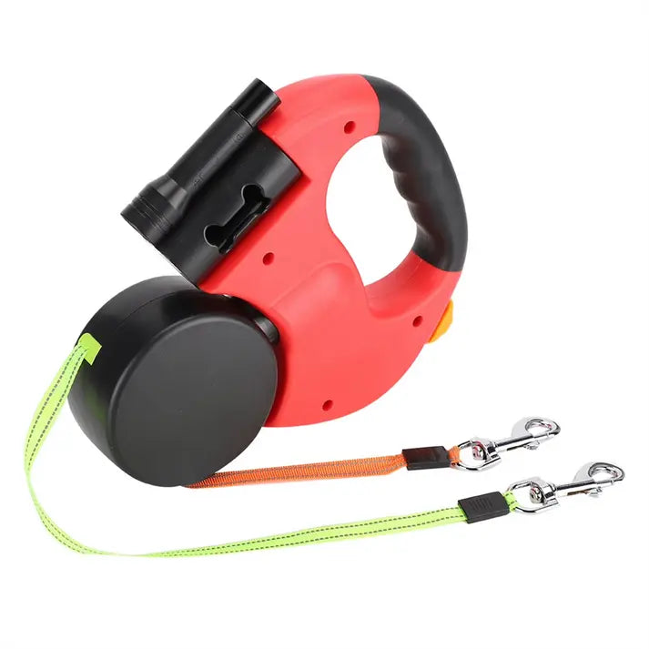 BeauWalk dog leash designed for better control while walking two dogs