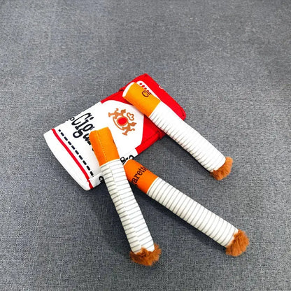 Dog enrichment plush toy that helps reduce boredom and destructive behavior