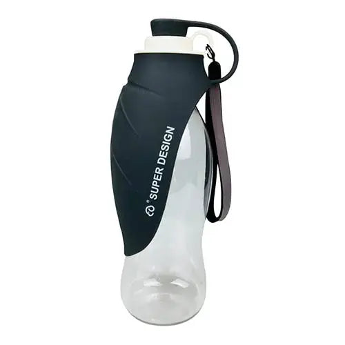 No spill dog water bottle ideal for hiking and outdoor walks